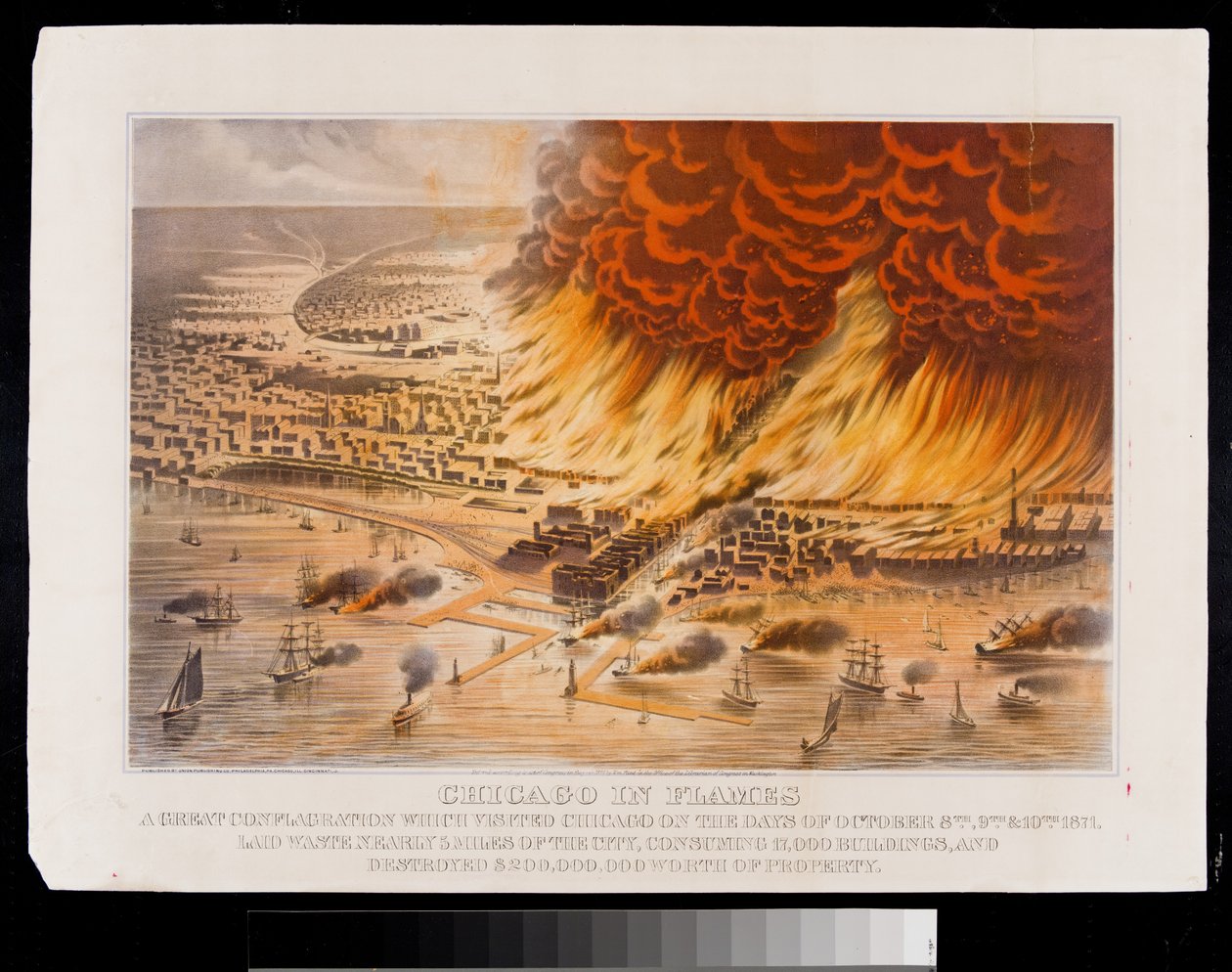 Chicago in Flames by American School