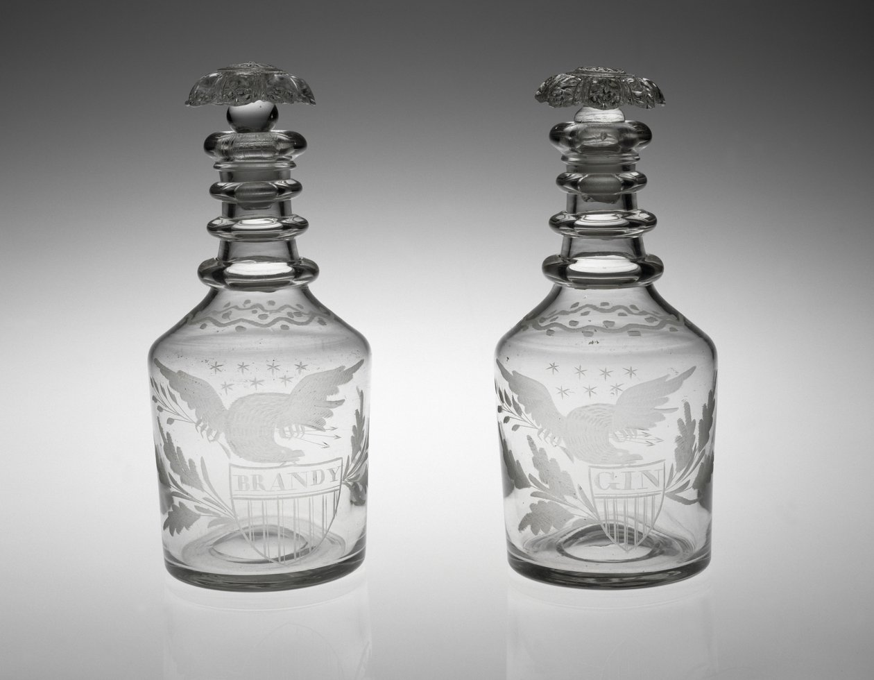 Decanters by American School