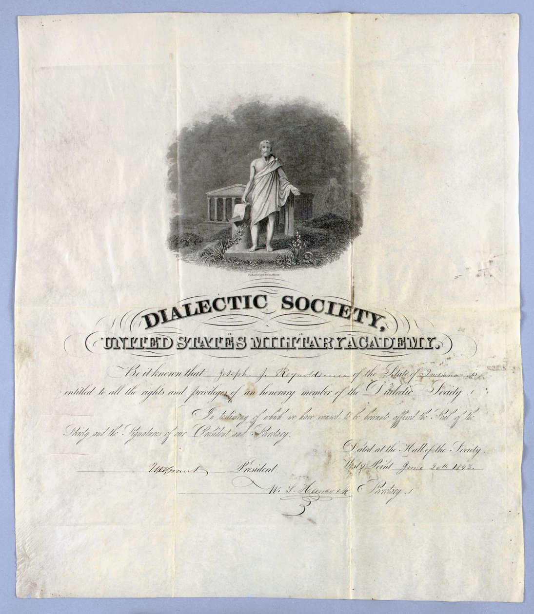 Document Signed by Ulysses S. Grant by American School