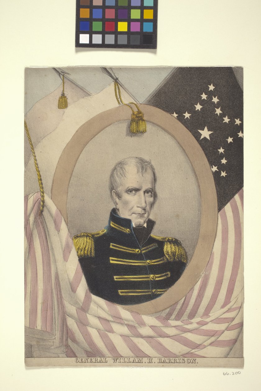General William H. Harrison by American School
