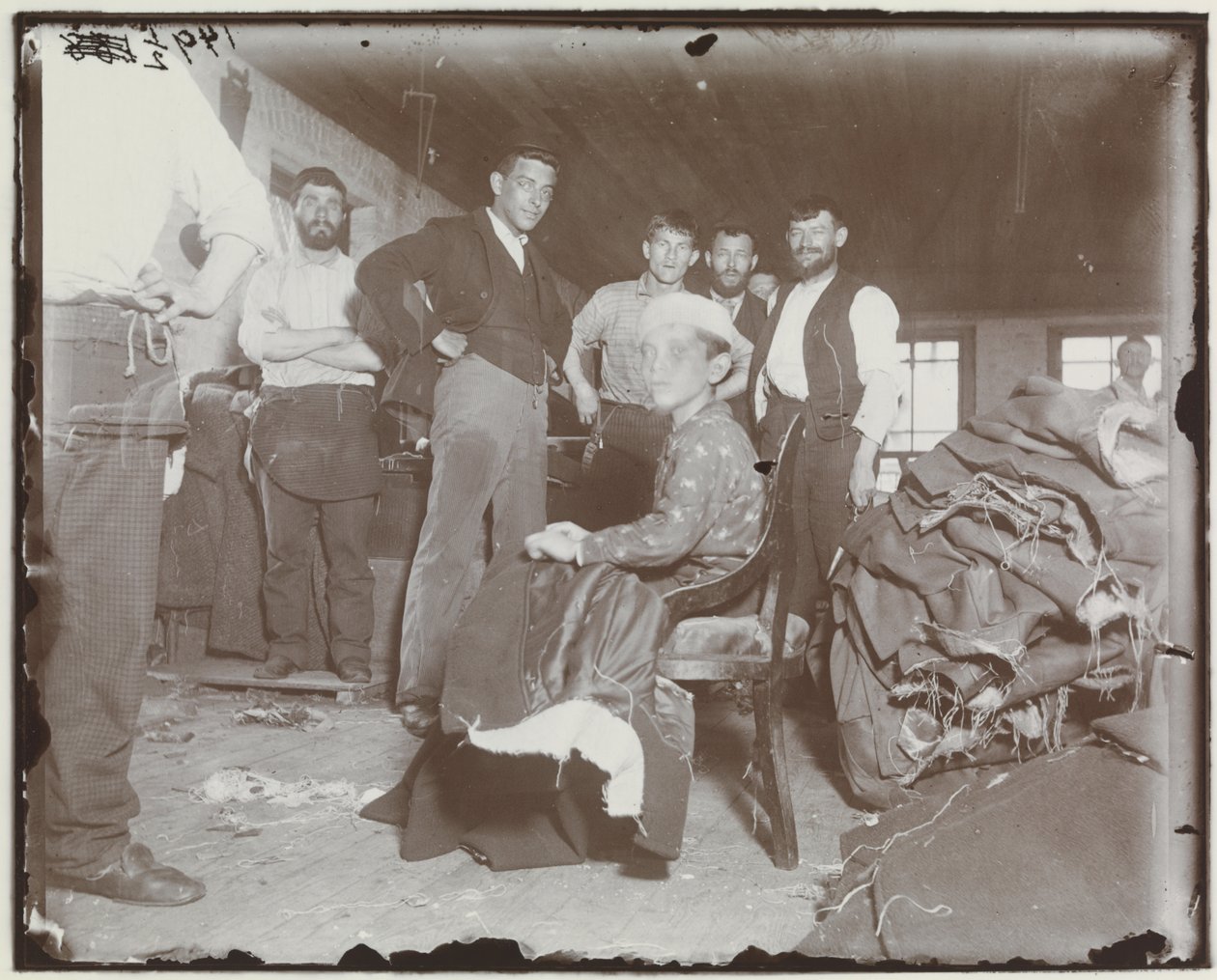 In a Sweat Shop by American School