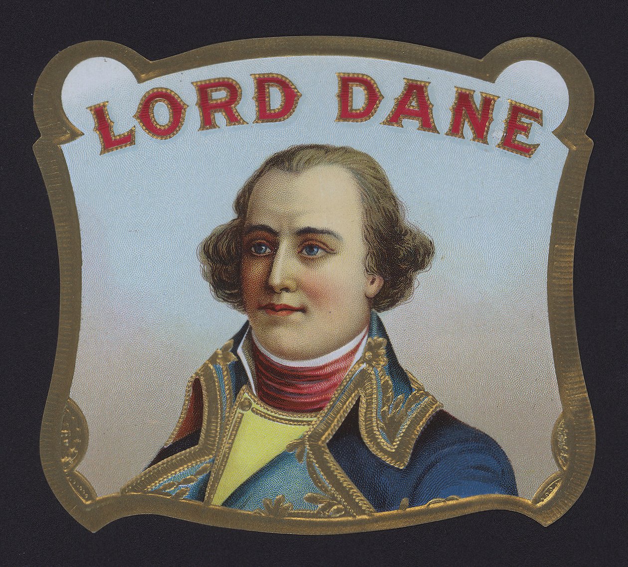 Lord Dane, cigar label by American School