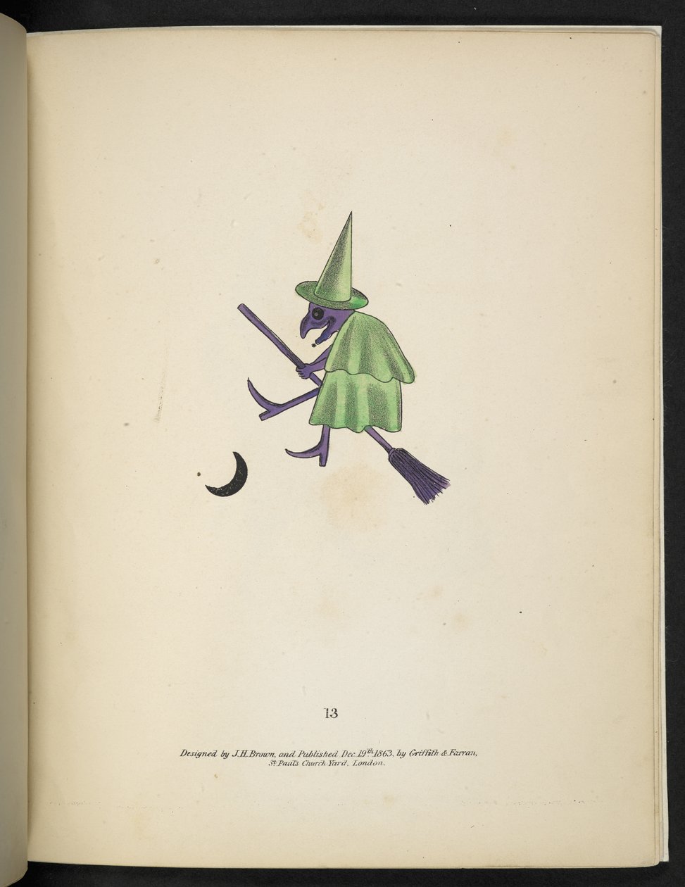 A Witch, from Spectropia by American School