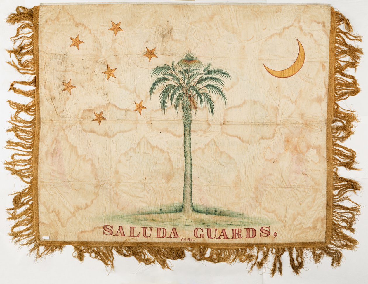 Saluda Guards Regimental banner by American School