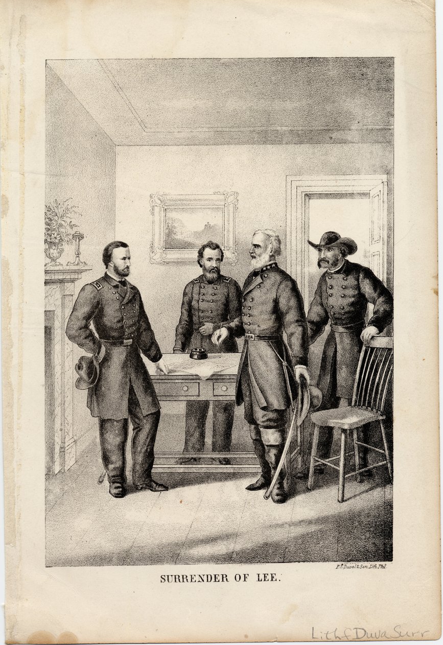 Surrender of Lee by American School
