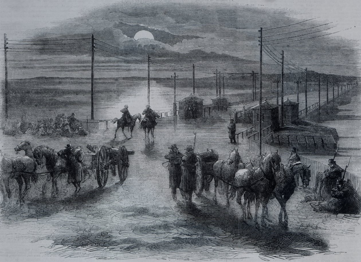 The Civil War in America by American School