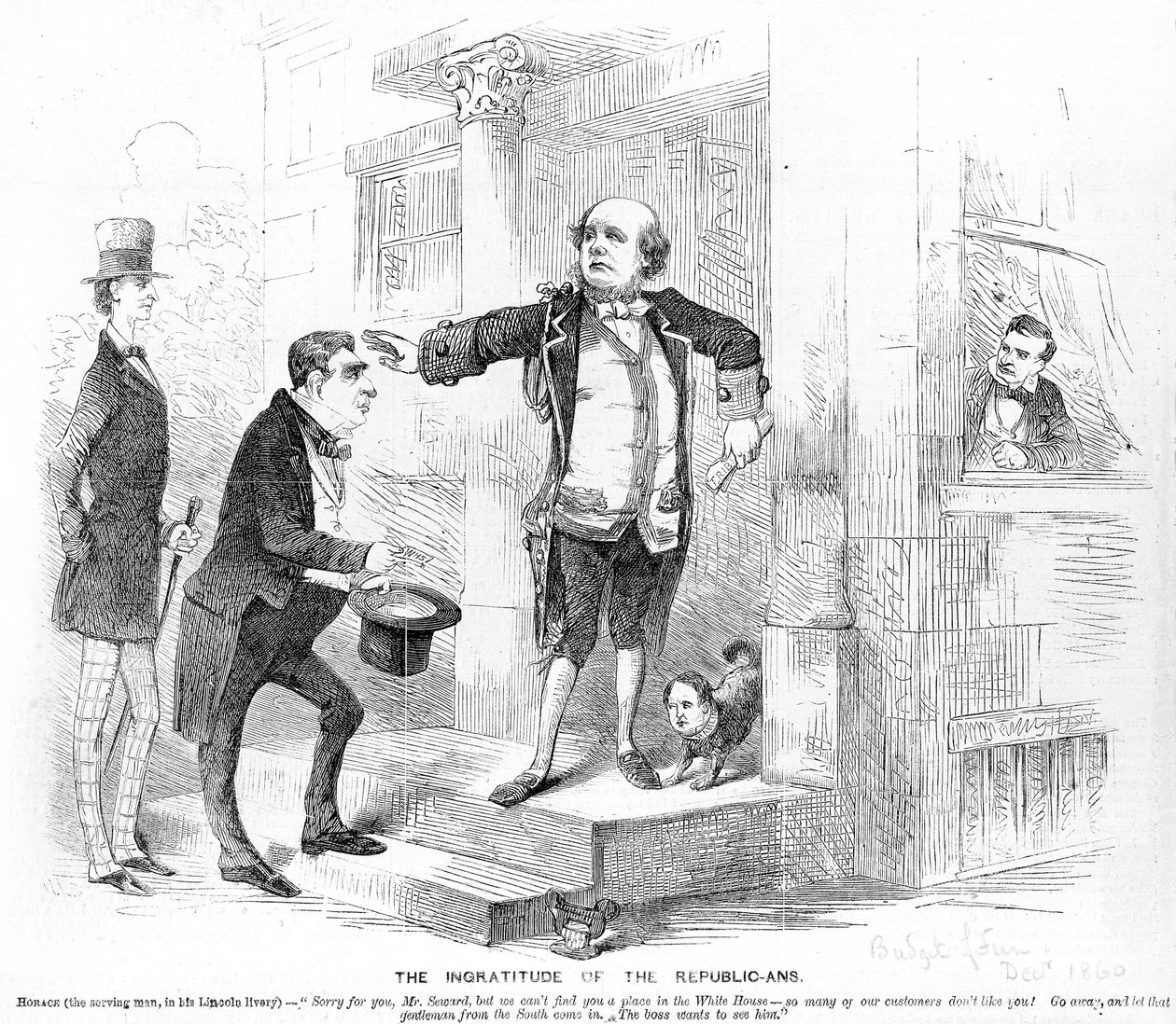 The Ingratitude of the Republicans, c.1860 by American School