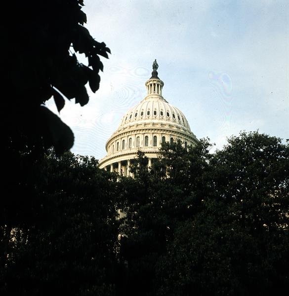 The dome of The Capitol by American School