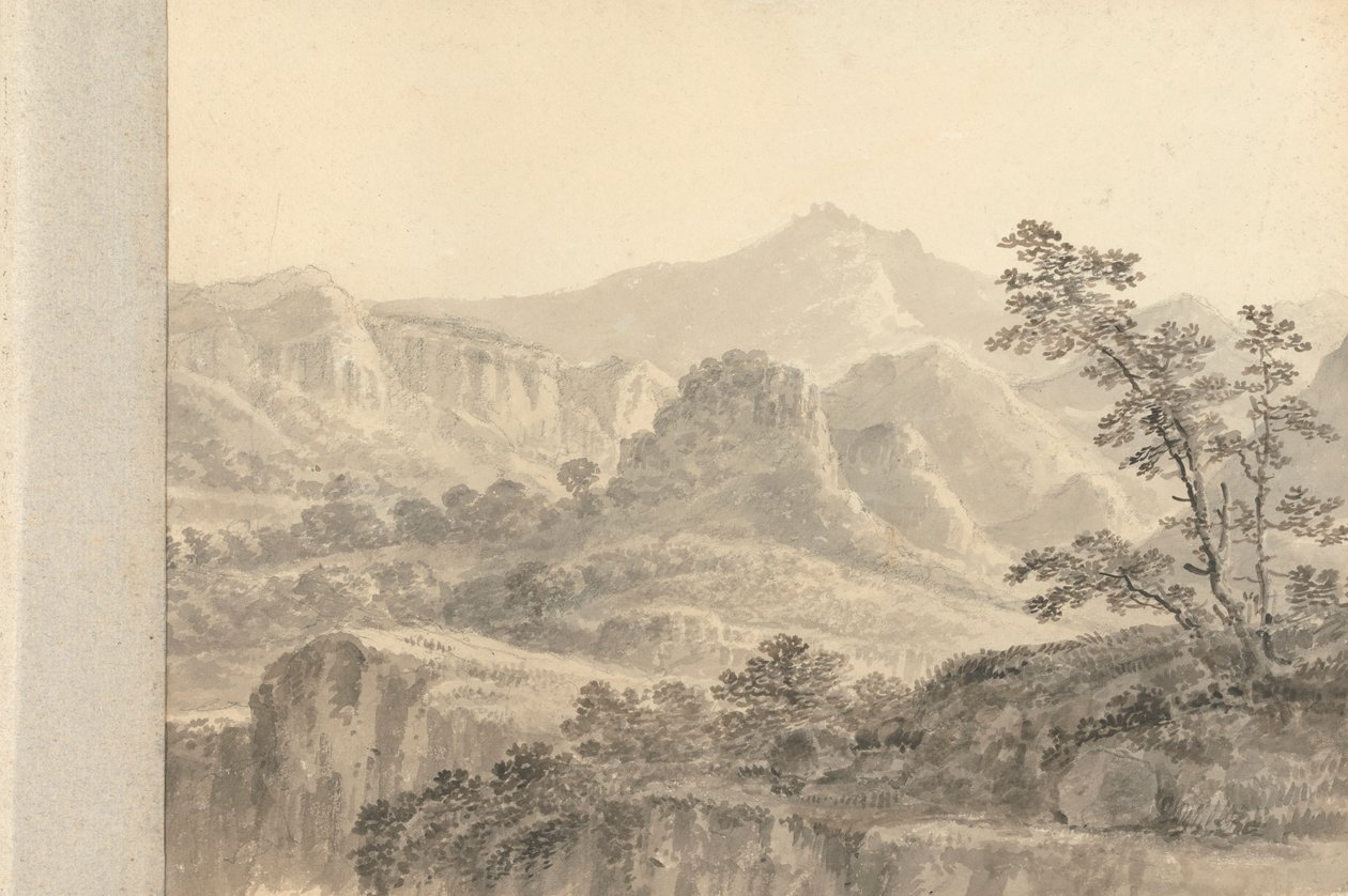 Mountainous Landscape by Amos Green