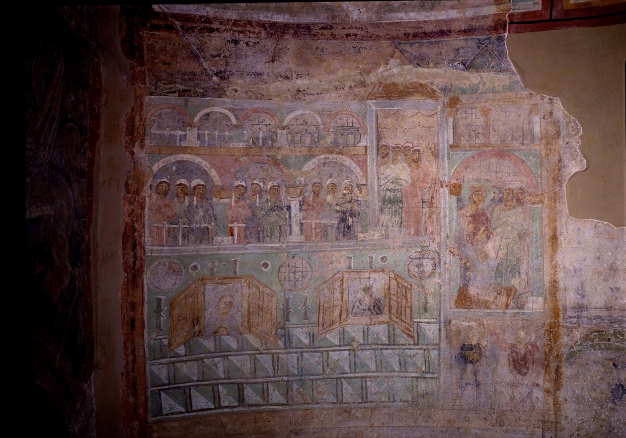 In the Hippodrome, 11th Century by Ancient Russian frescos