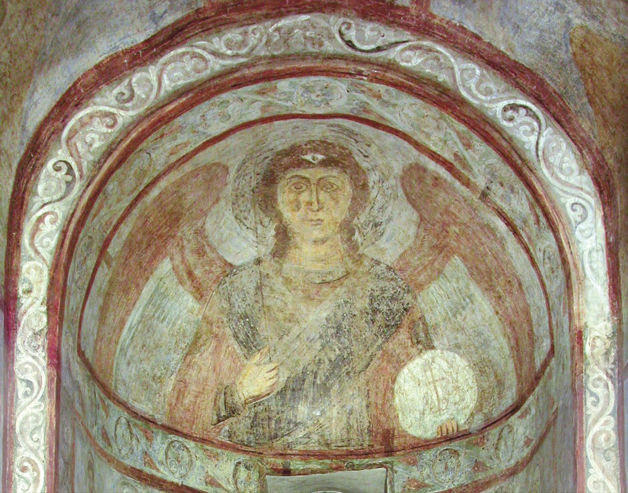 Saint Michael the Archangel by Ancient Russian frescos