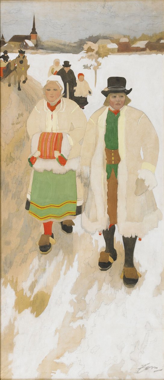 Church Folks by Anders Leonard Zorn