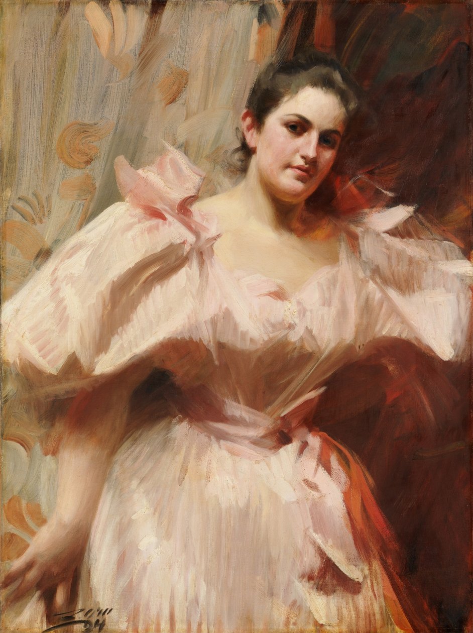 Portrait of Frieda Schiff by Anders Leonard Zorn