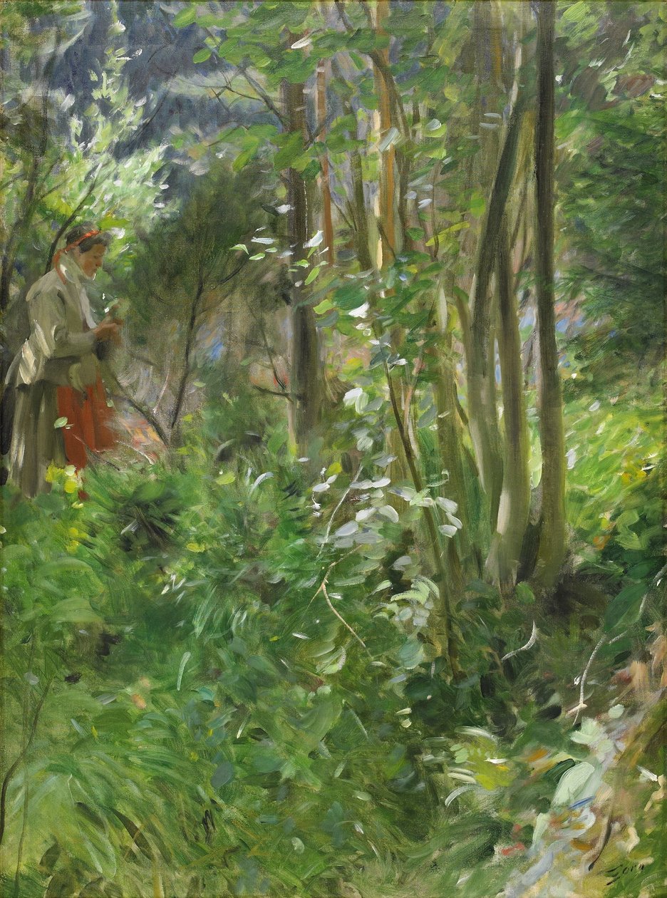 Sun in the Forest by Anders Leonard Zorn