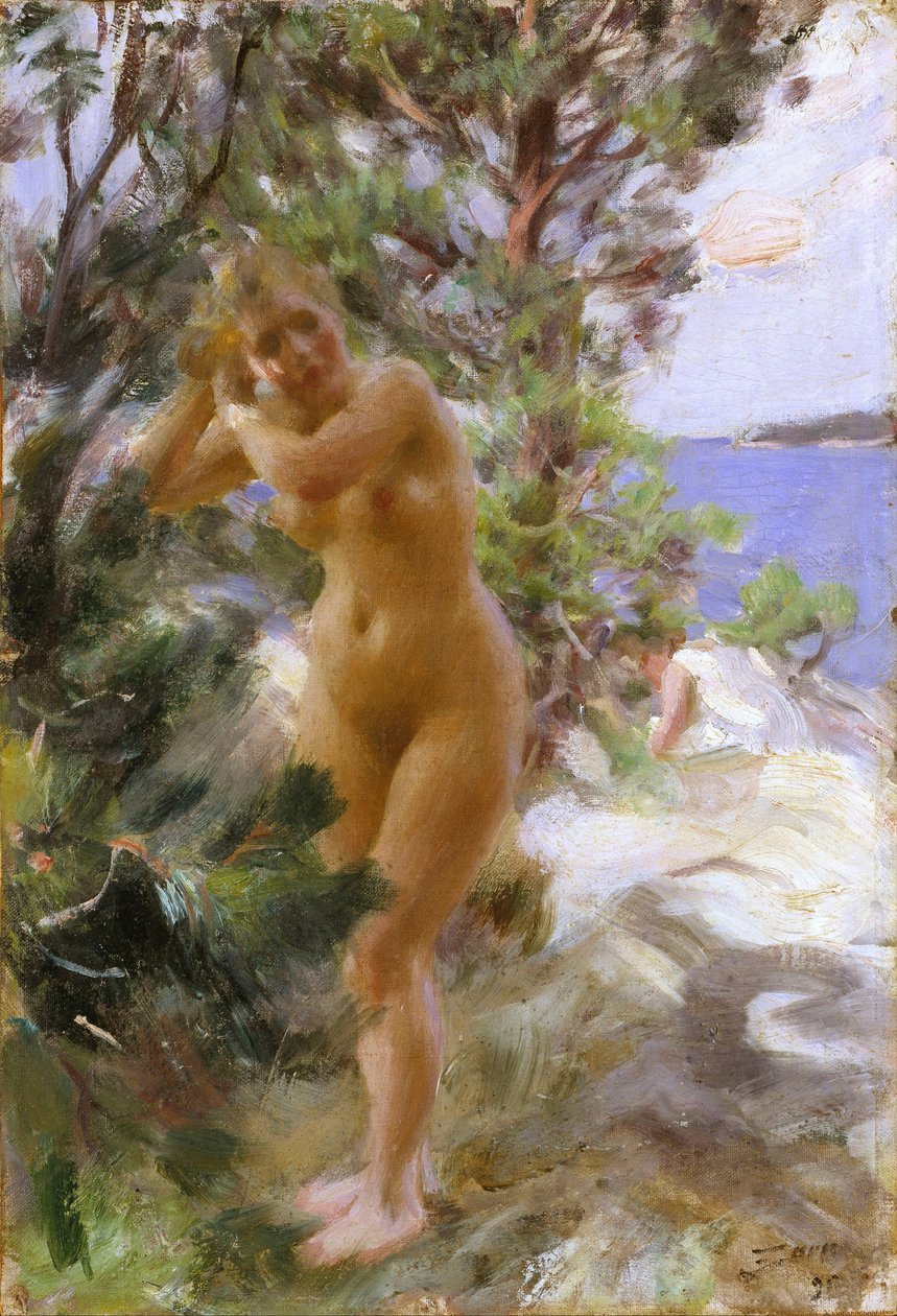After the Bath by Anders Leonard Zorn