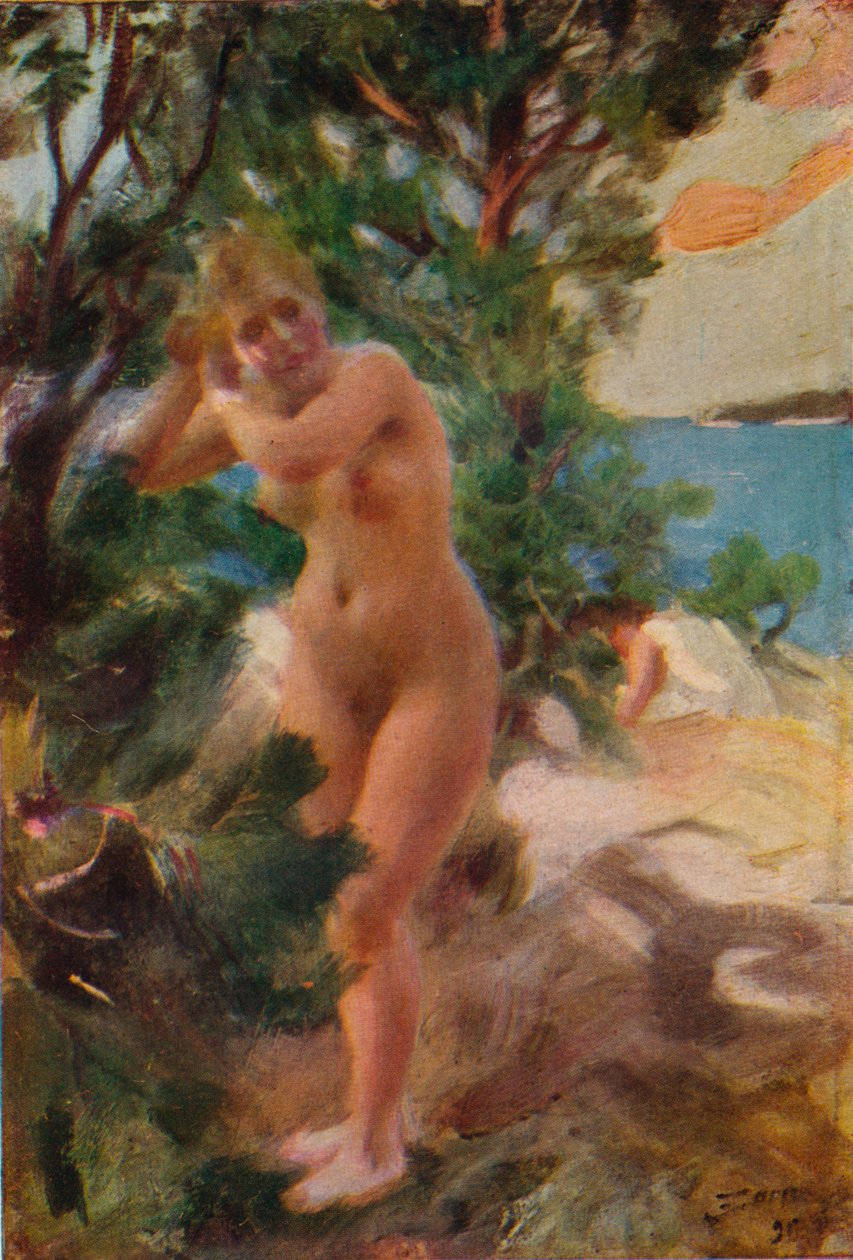 After the Bath by Anders Leonard Zorn