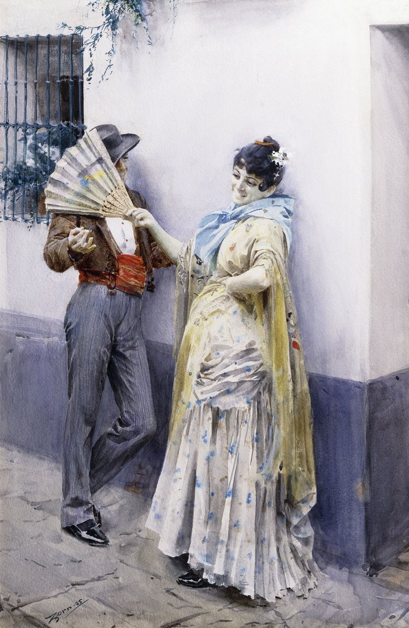 Flirtation by Anders Leonard Zorn