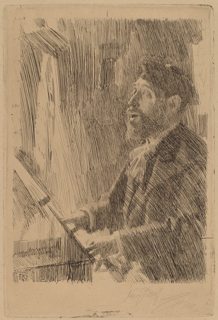 J.B. Faure by Anders Leonard Zorn