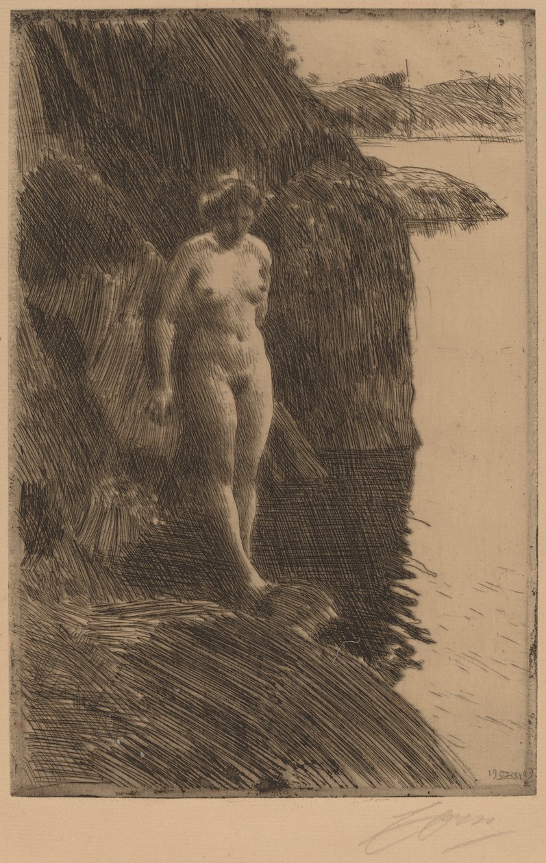 Precipice by Anders Leonard Zorn