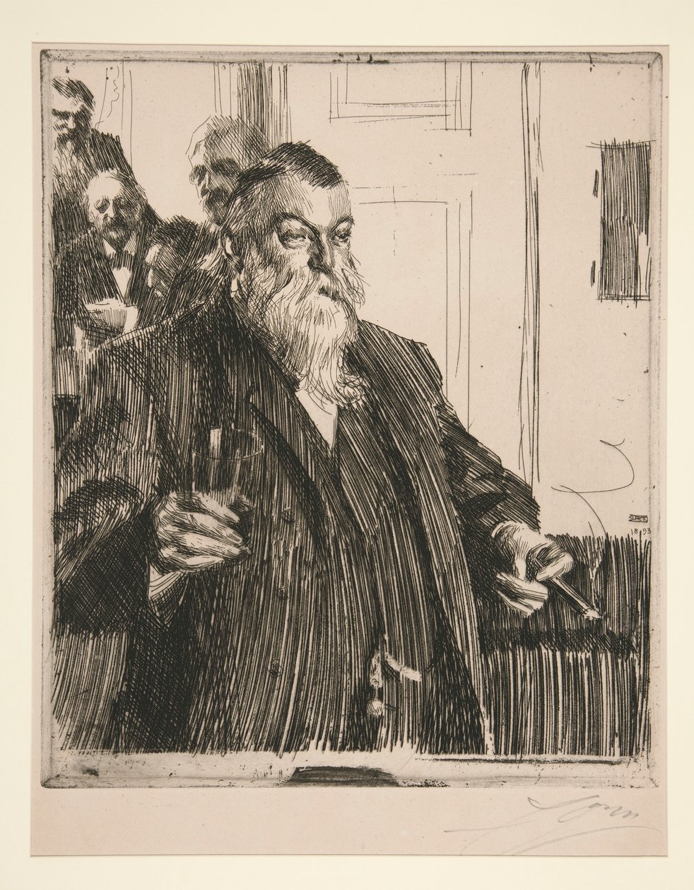A Toast II by Anders Leonard Zorn