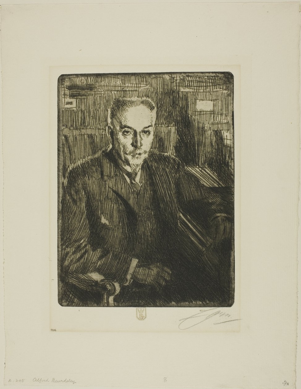 Alfred Beurdeley by Anders Leonard Zorn