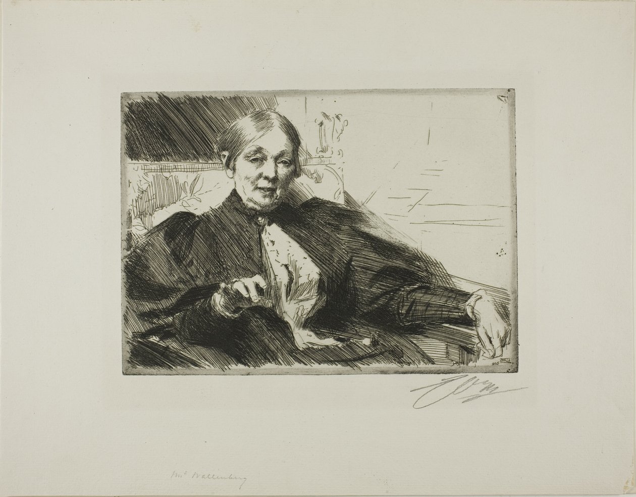 Anna Wallenberg by Anders Leonard Zorn