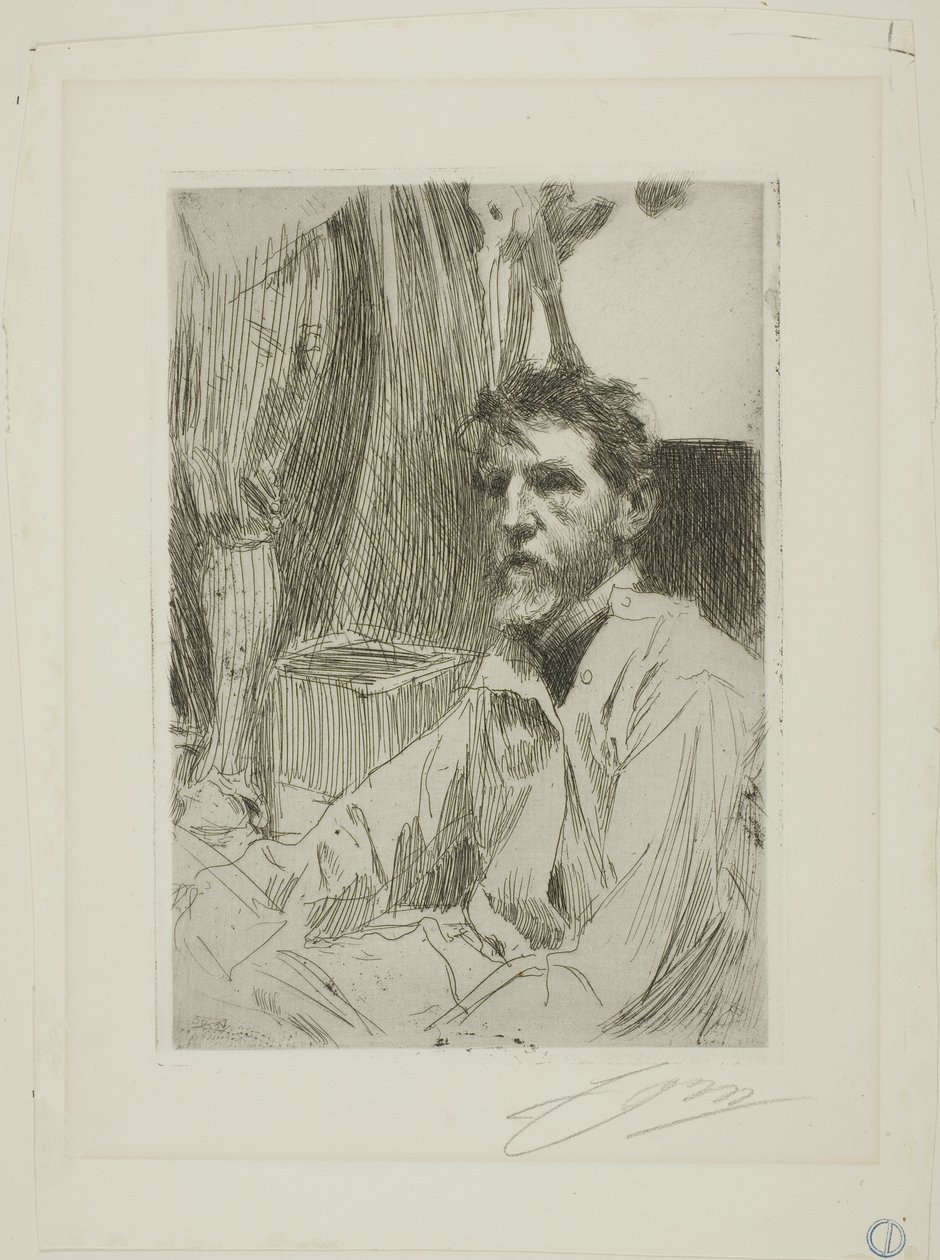 August Saint Gaudens I by Anders Leonard Zorn