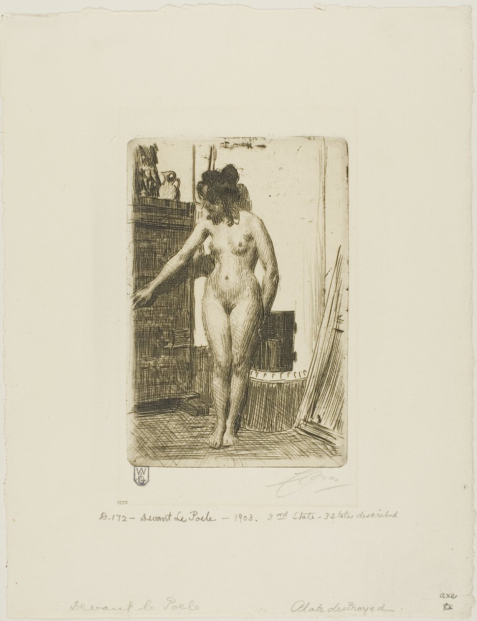 Before the Stove by Anders Leonard Zorn