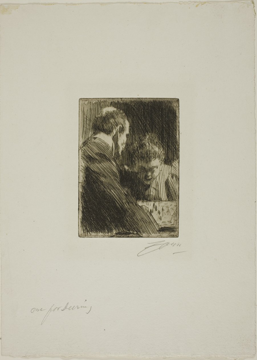 Chess Players by Anders Zorn