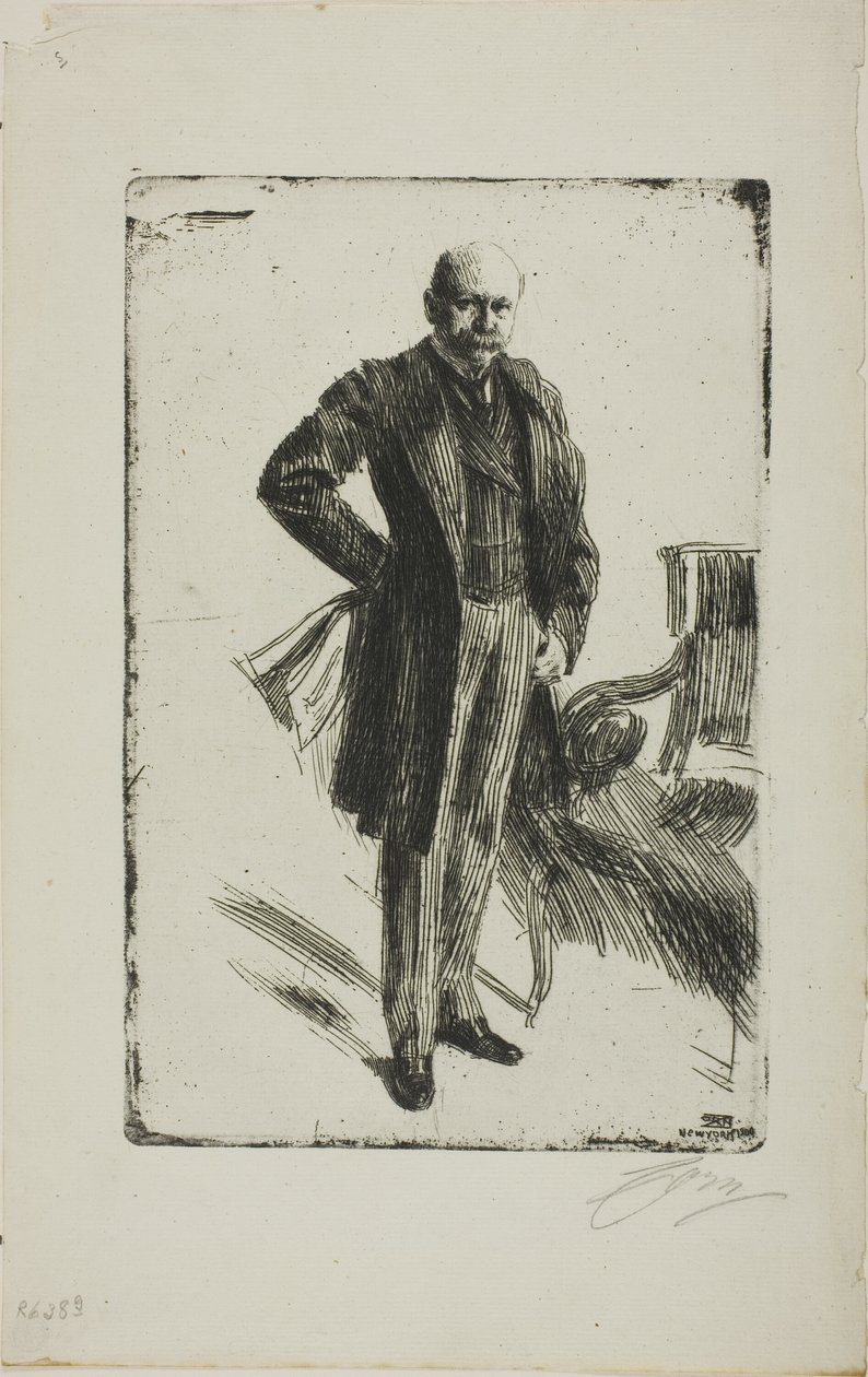 Colonel Lamont I (Whole length) by Anders Leonard Zorn