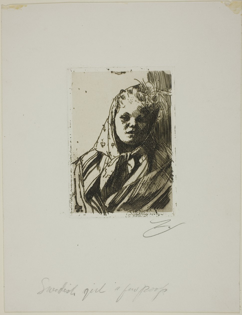 Dalecarlian Peasant Woman by Anders Leonard Zorn