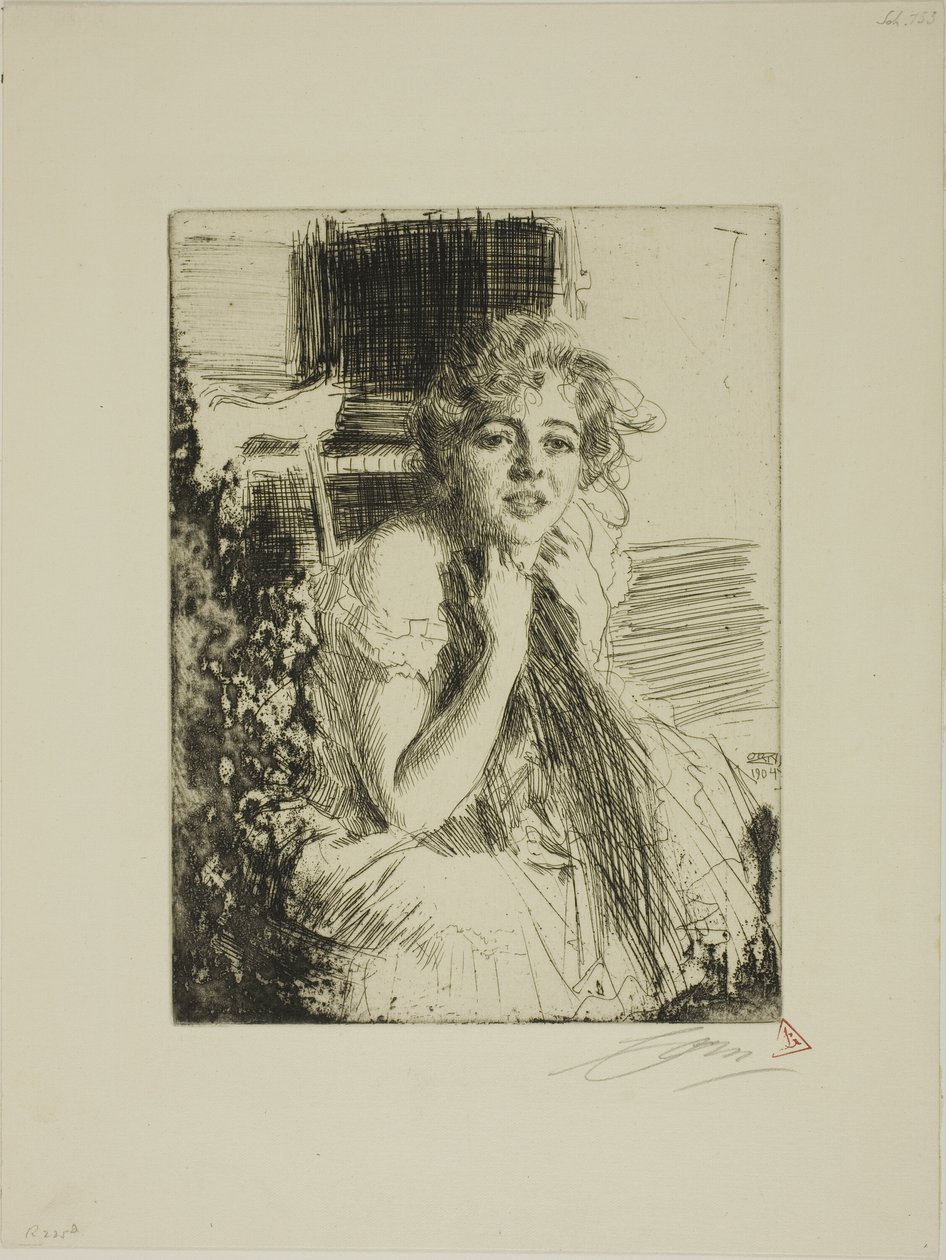 Emma Rasmussen by Anders Leonard Zorn