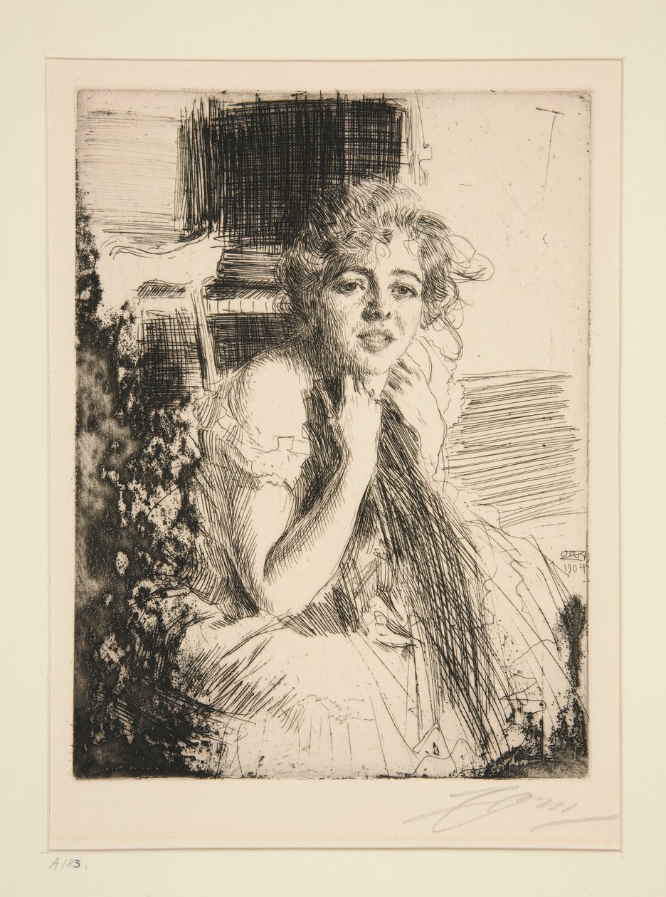Emma Rasmussen by Anders Leonard Zorn