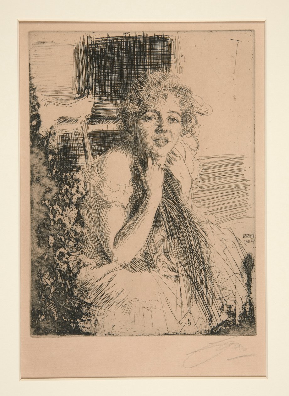 Emma Rasmussen by Anders Leonard Zorn