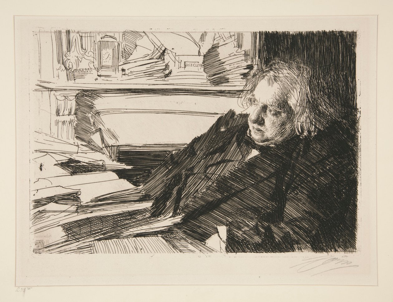 Ernest Renan by Anders Leonard Zorn