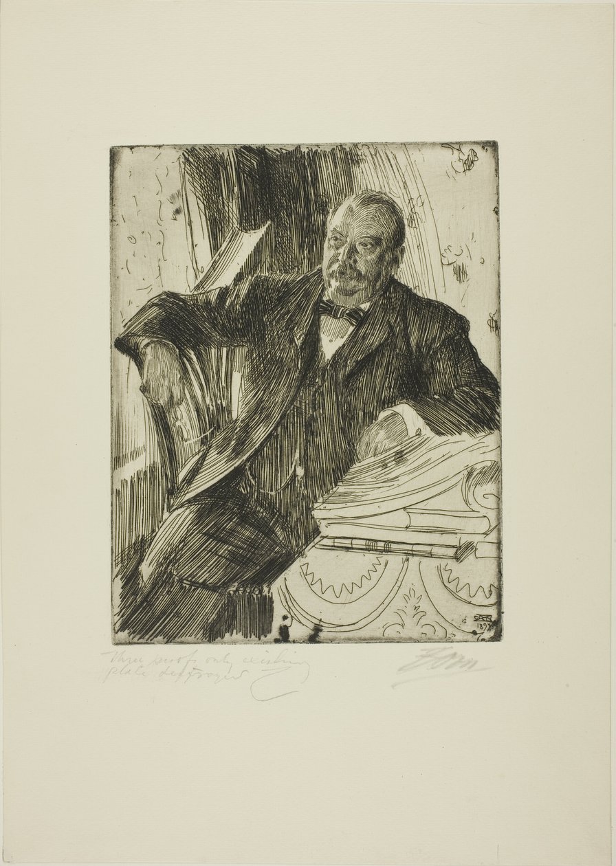 Grover Cleveland II by Anders Leonard Zorn