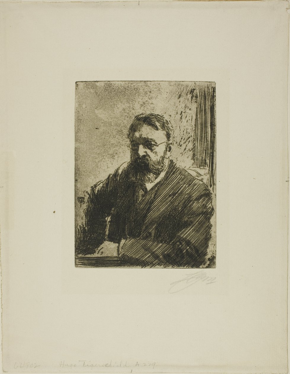 Hugo Tigerschiöld by Anders Leonard Zorn