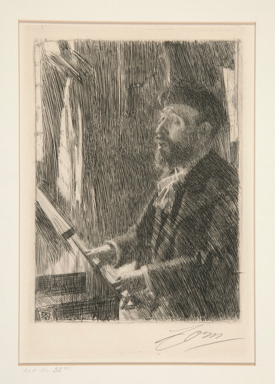 J. B. Faure by Anders Leonard Zorn