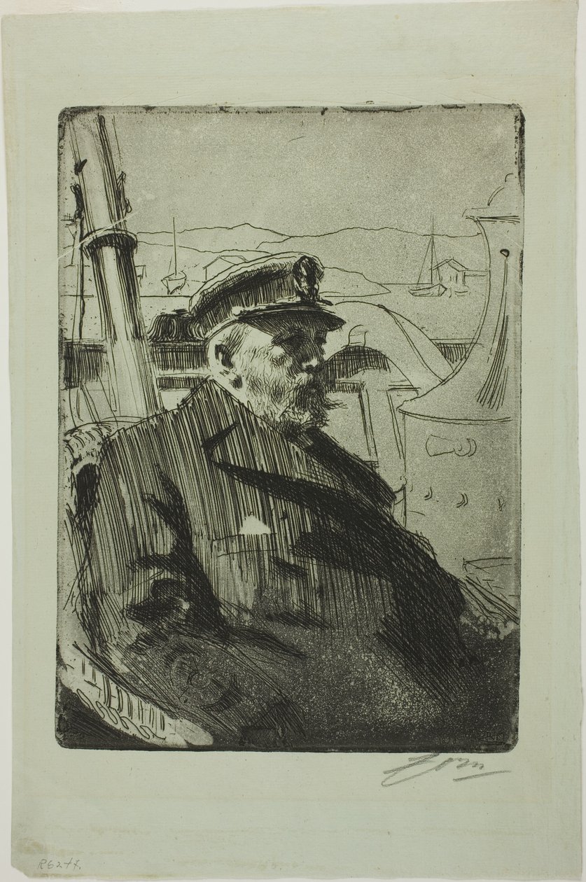 King Oscar II (Second Plate) by Anders Leonard Zorn
