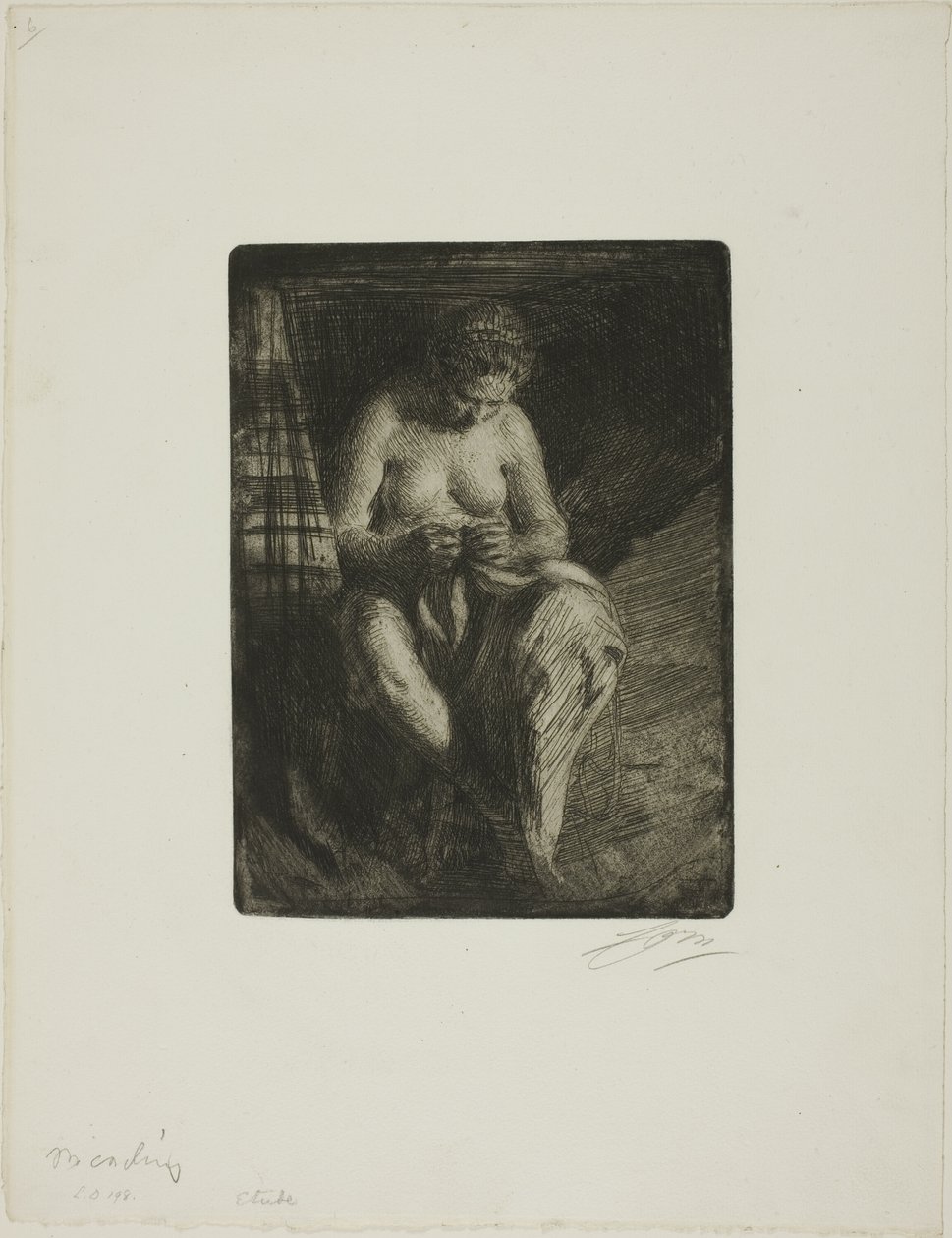 Mending by Anders Leonard Zorn
