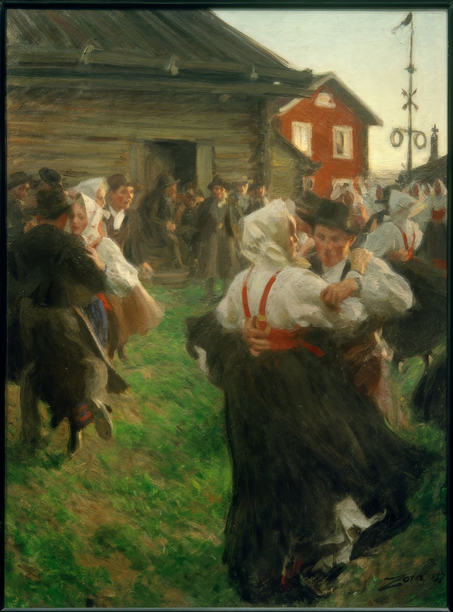 Midsummer Night Dance by Anders Leonard Zorn