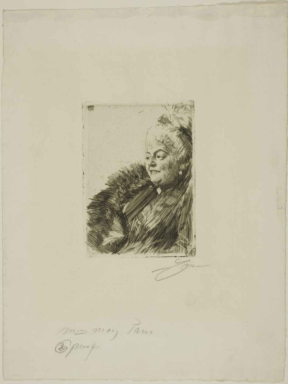 Mme Georges May II by Anders Leonard Zorn