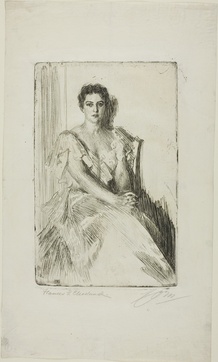 Mrs. Cleveland II by Anders Leonard Zorn