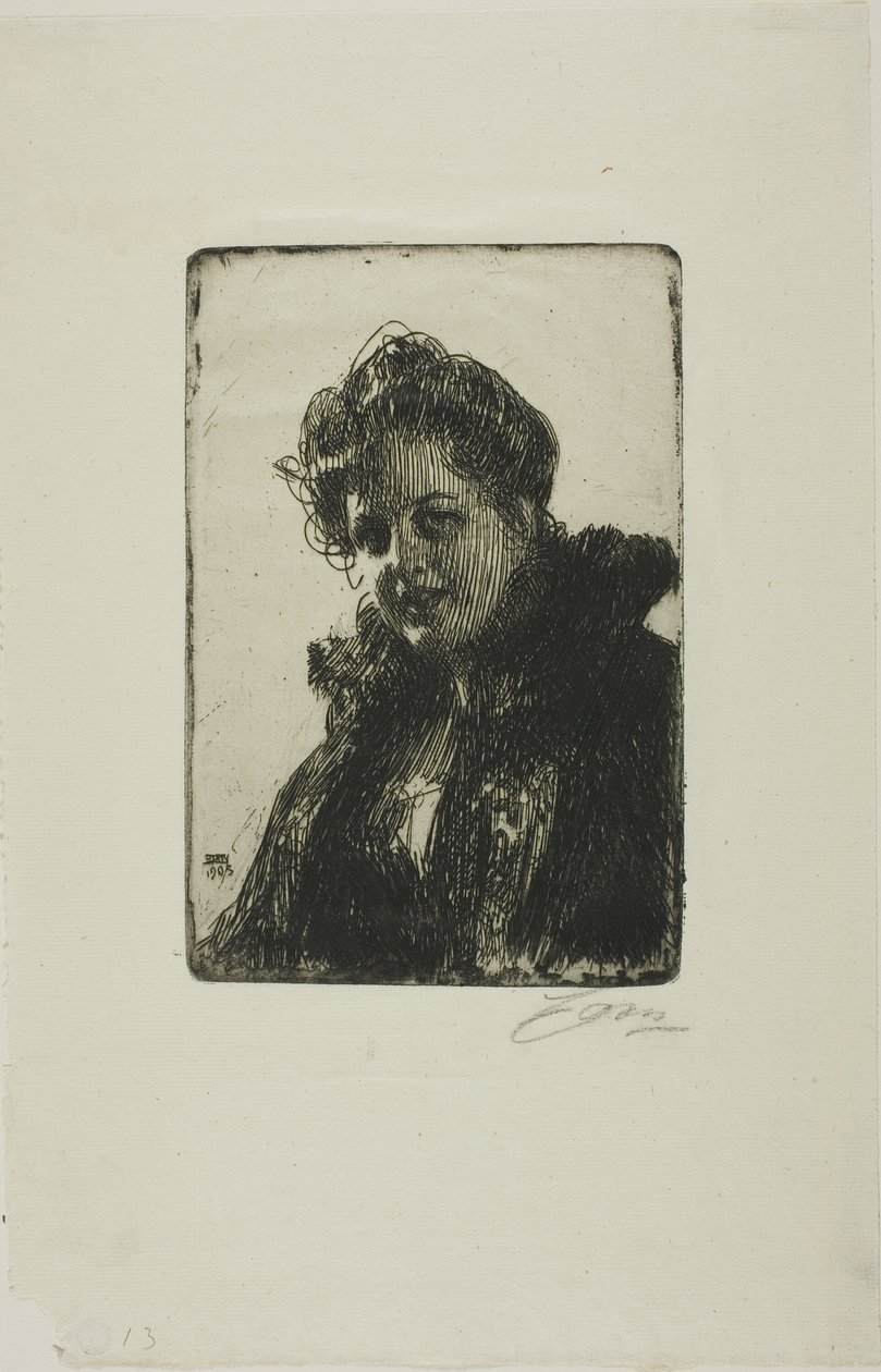 Mrs. Granberg by Anders Leonard Zorn