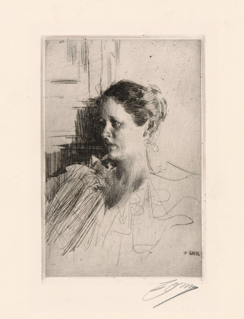 Mrs. Nagel by Anders Leonard Zorn