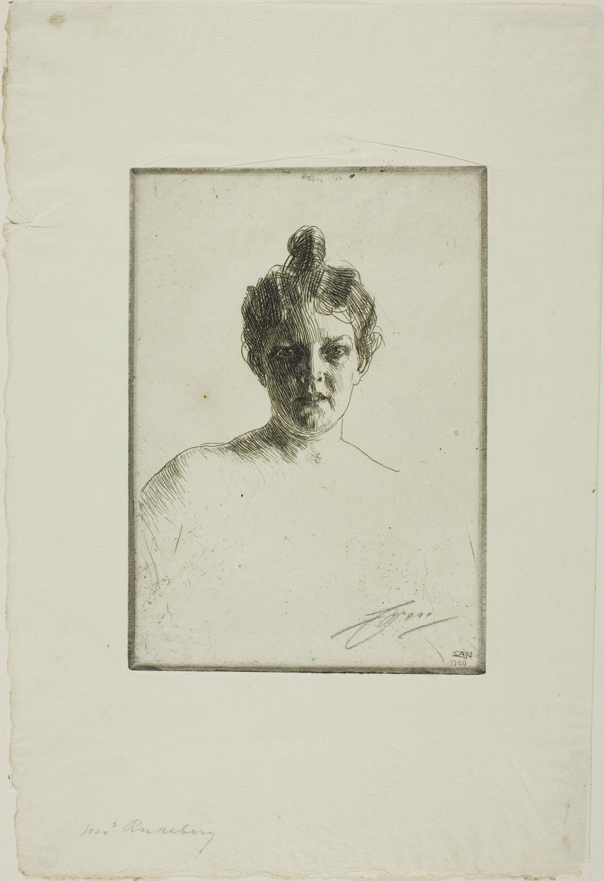 Mrs. Runeberg by Anders Leonard Zorn
