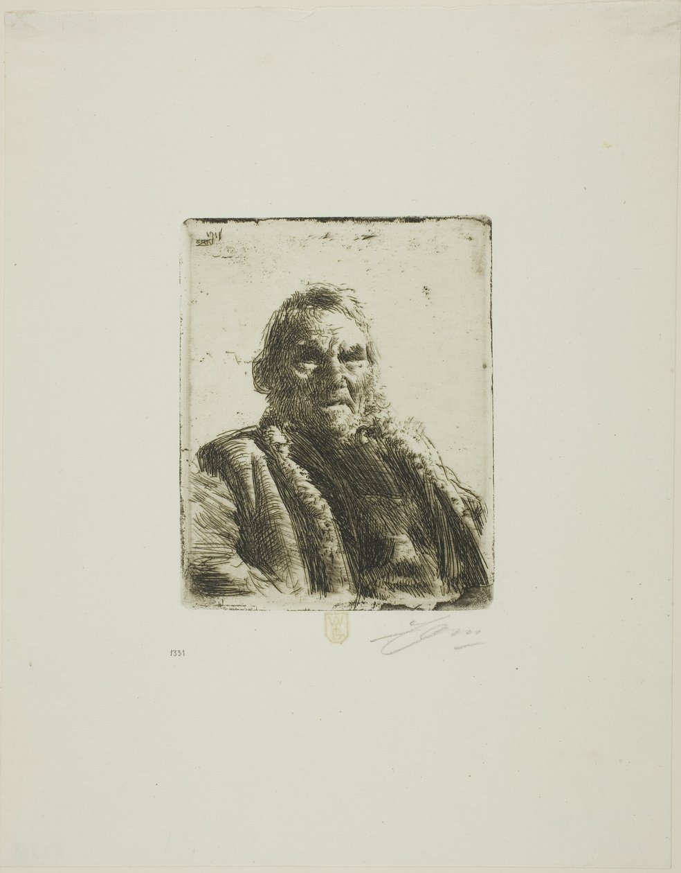 Old Soldier ("The Prince") by Anders Leonard Zorn