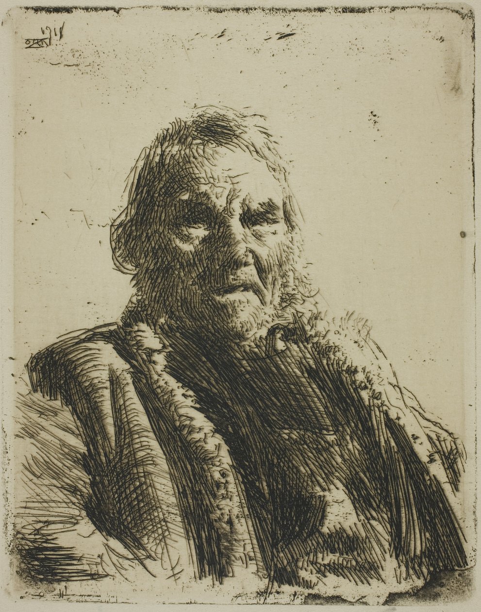 Old Soldier ("Prinsen") by Anders Leonard Zorn