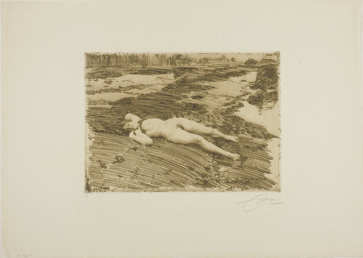 On the Sands by Anders Leonard Zorn