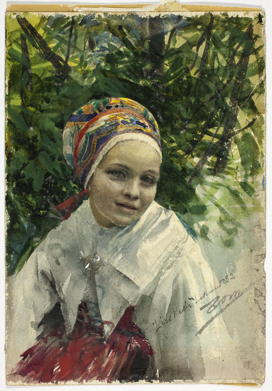 Portrait of a Girl by Anders Leonard Zorn